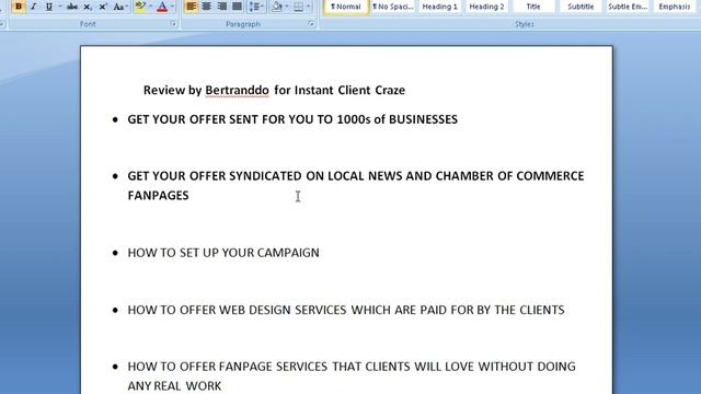 Instant Client Craze Review смотреть онлайн