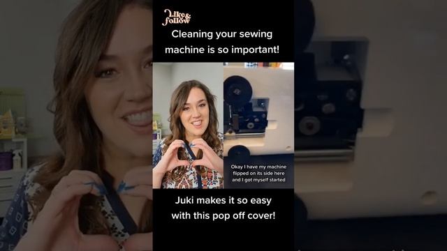 Clean your sewing machine! #juki made it easy! #quilting #sewing #freemotionquilting смотреть онлайн