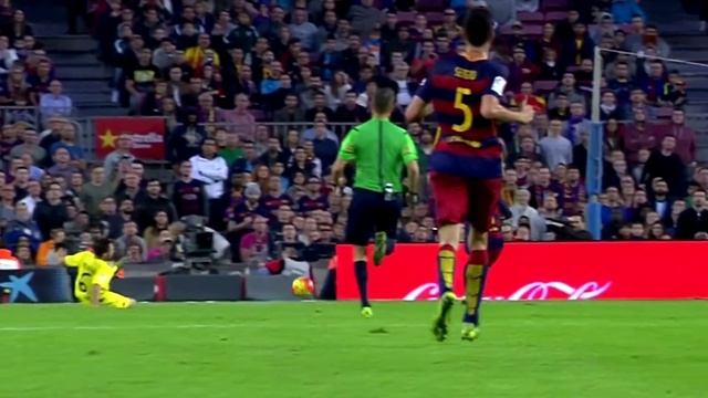 Барселона - Вильярреал, 08.11.2015, супер гол Неймара! смотреть онлайн