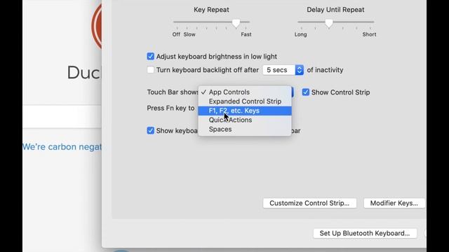 2020 MacBook Pro Touch Bar: How to make Function Keys as Default Option смотреть онлайн