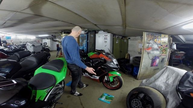 Сборка завершена. Взвешивание гоночного мотоцикла. смотреть онлайн