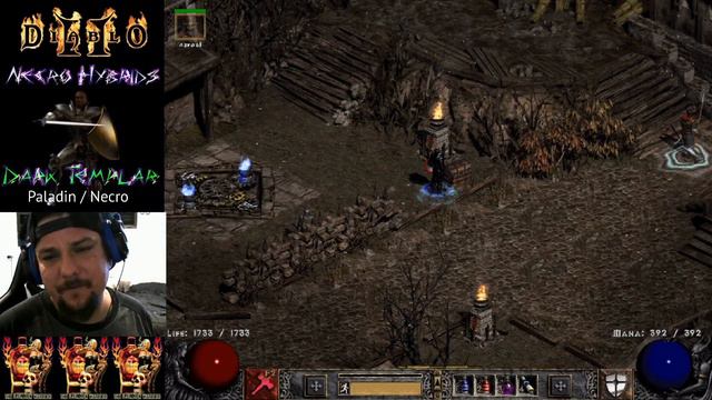 Paladin / Necromancer Hybrid Diablo 2 Build; Dark Templar; Unholy Paladin of the Damned D2 смотреть онлайн