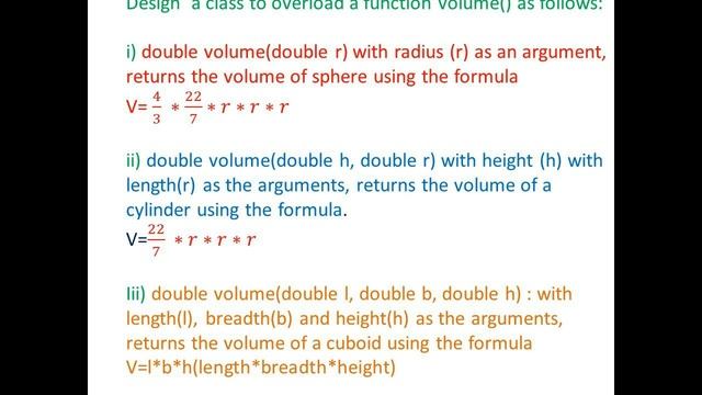 Functions(Methods) in Java // Part V - Function Overloading (Polymorphism) смотреть онлайн