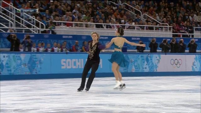 2014 Sochi Olympics. Meryl DAVIS - Charlie WHITE. USA. Team Ice Dance. Free Dance. 09.02.2014 смотреть онлайн