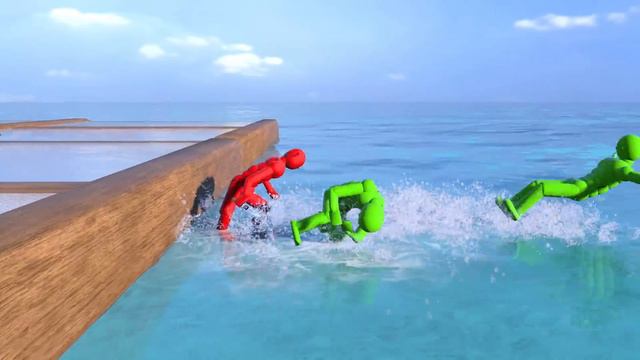 Boxing AI Fight With Weapons In Realistic Simulations! (with Active Ragdoll Physics)