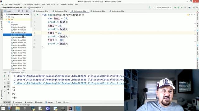 Kotlin Dersleri Türkçe Anlatımlı IntelliJ IDEA üzerinde - Değişkenler Var /Val Ders : 1 001 00 смотреть онлайн