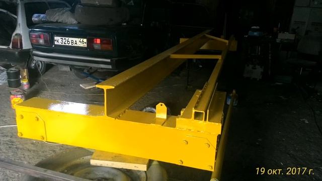 Самодельная кран балка. смотреть онлайн