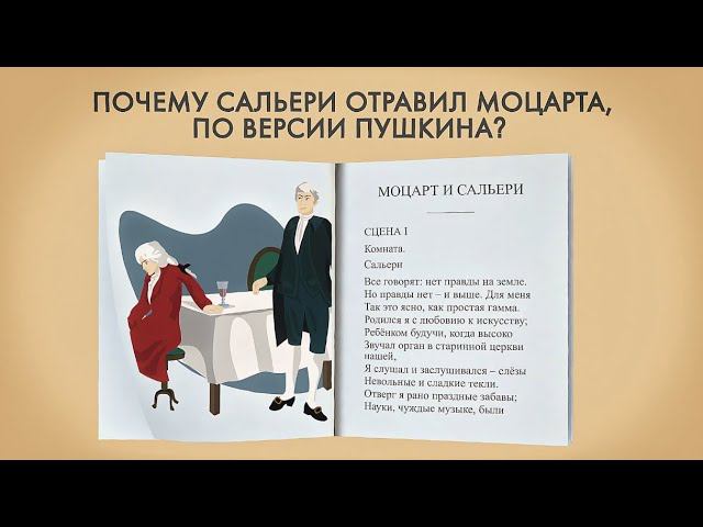 Почему Сальери отравил Моцарта, по версии Пушкина? смотреть онлайн