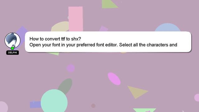 How To Convert Ttf To Shx?