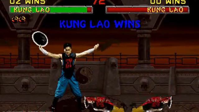 Mortal Kombat 2 - Arcade - Kung Lao - Fatality 1 смотреть онлайн