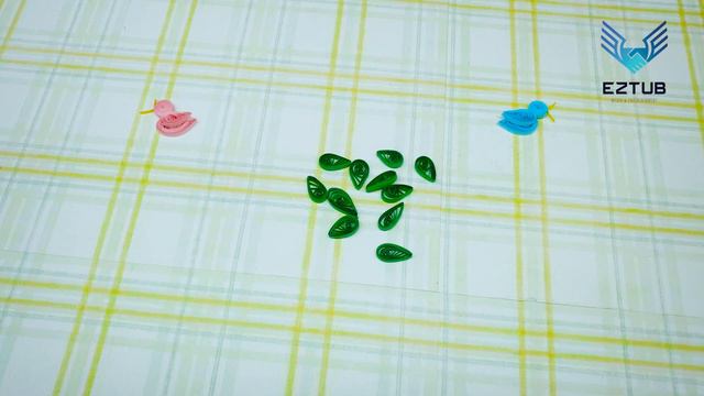 Artistic Serenade: Quilling Double Lovebirds Nightingale Serenading on an Apple Branch смотреть онлайн