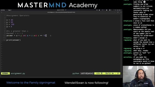 Intro to Coding with Python - Operators and Expressions смотреть онлайн