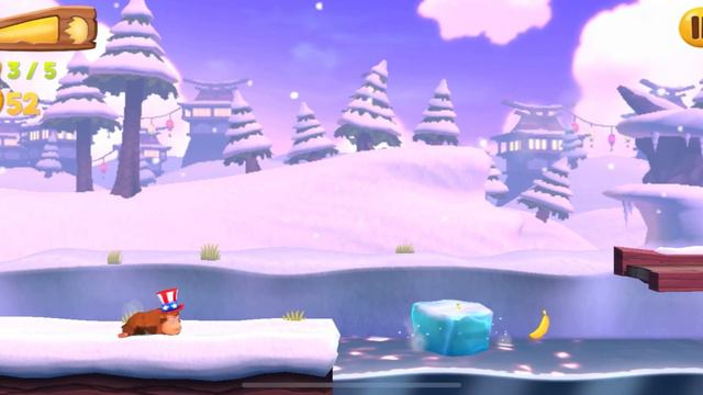 Banana Kong 2 walkthrough locations FROZEN BANANAS смотреть онлайн