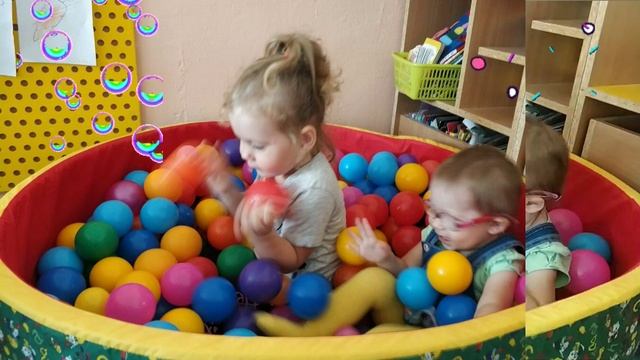 Игры в сухом бассейне. группа 