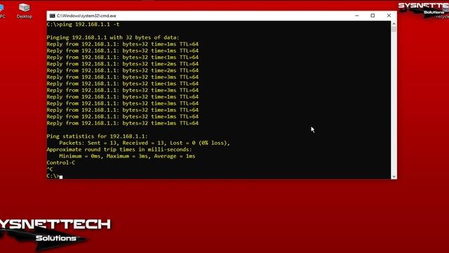 How to Ping an IP Address or Website in Windows 10, 7, 8, 8.1, XP | SYSNETTECH Solutions смотреть онлайн