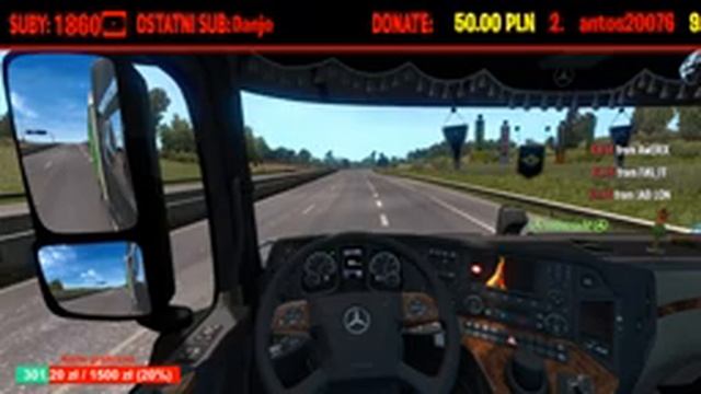 ⛽? MERCEDESEM PRZEZ ŚWIAT EURO TRUCK SIMULATOR 2 SERWER PROMODS!!! ZAPRASZAM DO WSPÓLNEJ GRY! ?⛽ смотреть онлайн