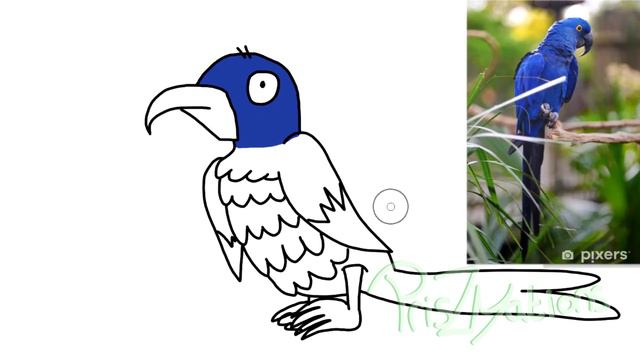 Draw a random thing EP5 - Parrot 🦜(Suggestion by Blu's Studio) RUS/ENG/NL subtitles смотреть онлайн