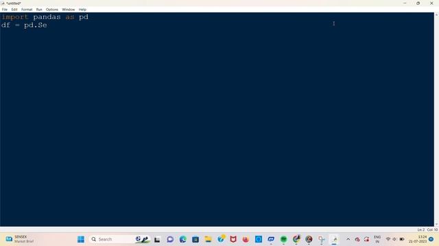How to create Empty series in python pandas | Empty series | INFORMATICS PRACTICES | VWY | смотреть онлайн