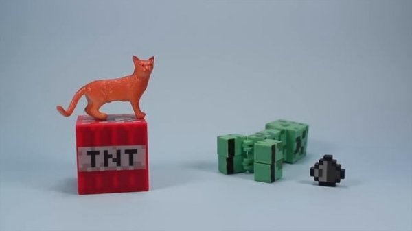 Minecraft Action Figure toys Series 1 Steve? Enderman Zombie & Creeper