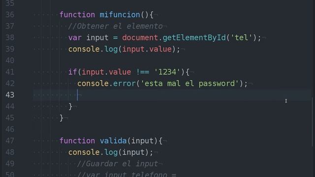 Validación de formularios con JS смотреть онлайн