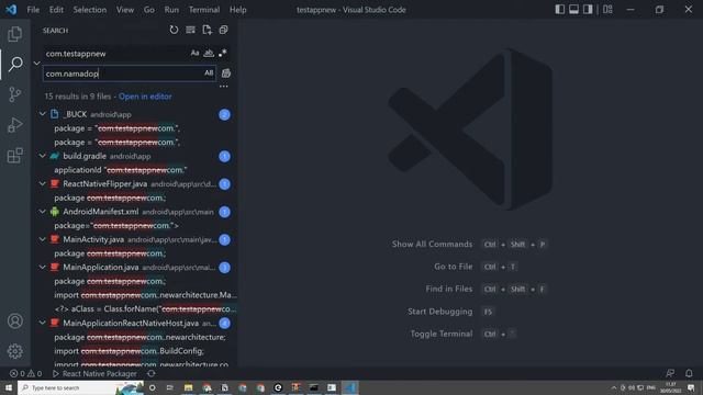 Tutorial Mengganti Package Name React Native [2022] смотреть онлайн