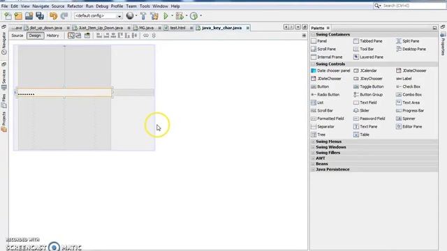 Java Key Char In NetBeans ( getKeyChar ) смотреть онлайн