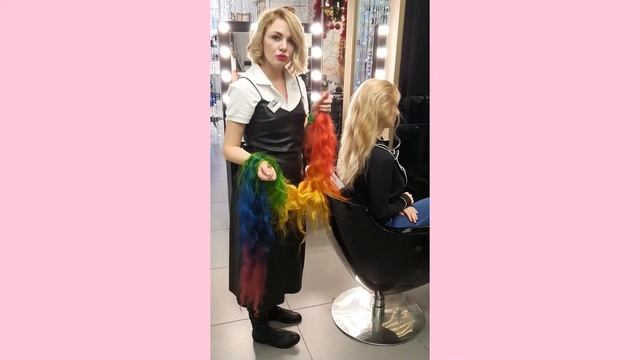 Яркая накладная коса HAIRSHOP смотреть онлайн