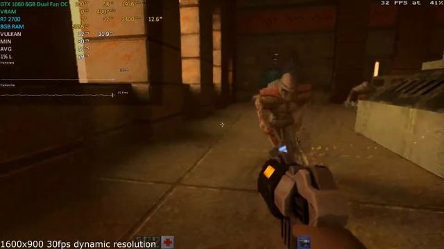Quake II RTX : GTX 1060 6GB Dual Fan OC | 900p 30/60fps Dynamic Resolution смотреть онлайн