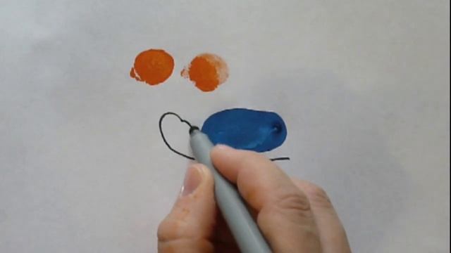 Рисуем пальчиками Рисовалки для детей Улитка смотреть онлайн