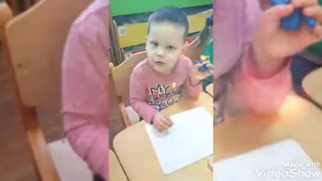 Лепка во 2 младшей группе.  Воспитатель Худышкина Виктория Андреевна.
