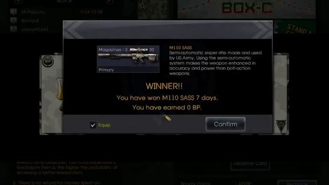 Blackshot Gachapon #M110 SASS? WTF смотреть онлайн