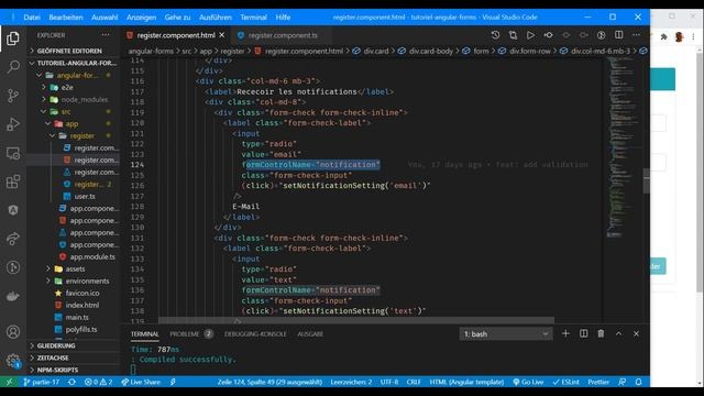 Tutoriel Formulaires Angular #17 - Réagir aux changements avec valueChanges & statusChanges смотреть онлайн