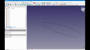 FreeCad Модель корпуса судна