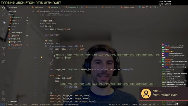 Rust crates: custom serde deserializers (Twitch live stream 2023-02-13) смотреть онлайн