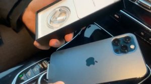 Дед мороз дарит iPhone 12 pro max Огородникову Андрею распаковка