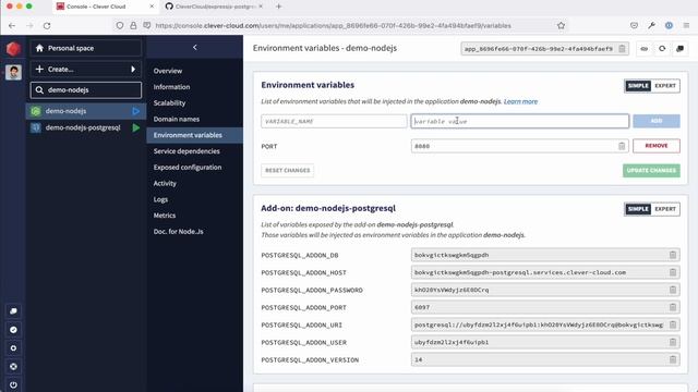 How to deploy NodeJS app with PostgreSQL database on Clever Cloud смотреть онлайн