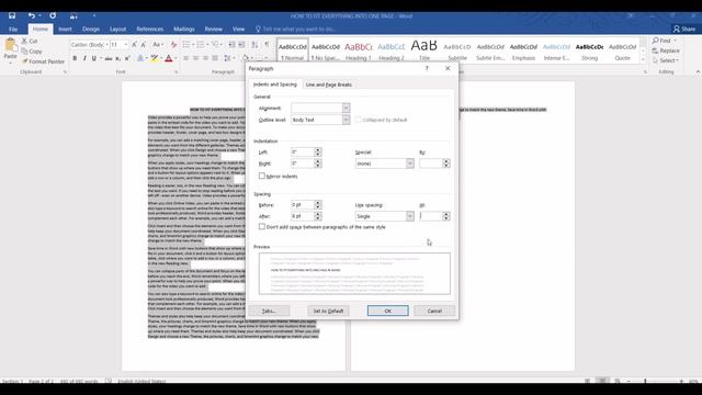 How to fit everything on one page in Word (4 methods) смотреть онлайн