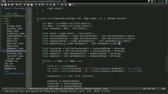 #18 3D Software Rendering Tutorial: Z-Buffering смотреть онлайн