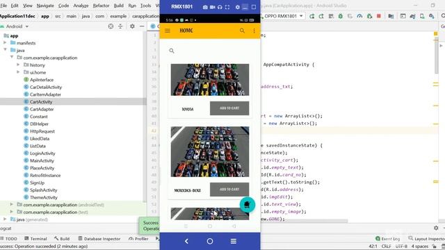 car renting application android studio java/kotlin, firebase database, mysql database смотреть онлайн
