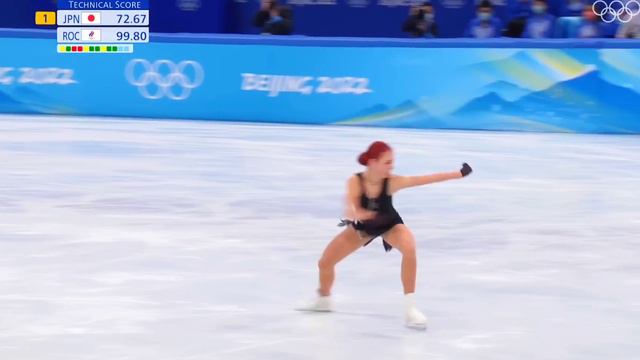 Александра Трусова, произвольная программа | Пекин-2022 смотреть онлайн