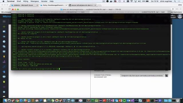 Azure IOT demo in java смотреть онлайн
