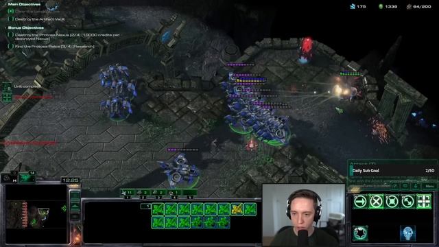 StarCraft 2: NIGHTMARE Difficulty Moebius Mod - Wings of Liberty Custom Campaign! (Ep. 13) смотреть онлайн