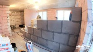 Возведение межкомнатной перегородки из пазогребневых блоков (плит)