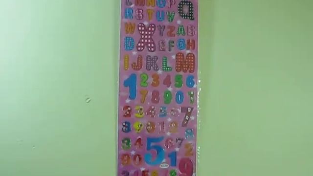 Наклейка Буквы и Цифры смотреть онлайн