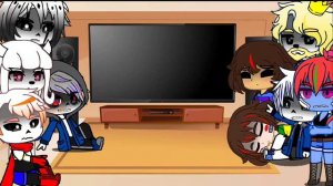 Undertale react to Dusttale №2 // Андертейл реакция на Дасттейл №2