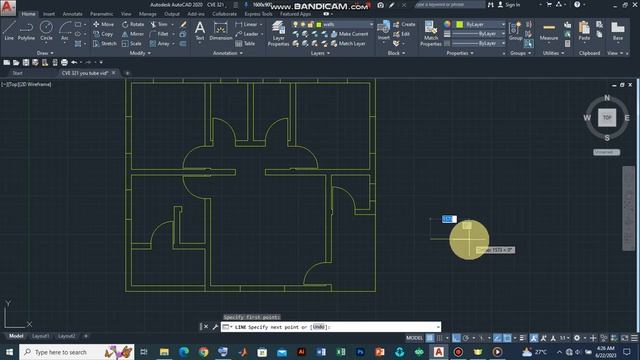 Master AutoCAD Part 8: Create and Modify Windows. Modify External Walls | #DraftingSkill смотреть онлайн
