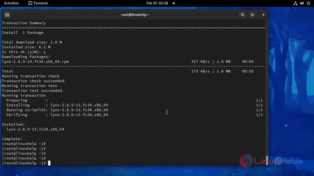 How to install Lynx Browser on Fedora 34 смотреть онлайн