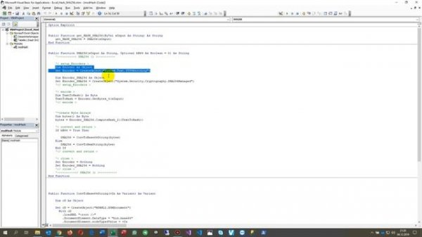 Excel : Encoding values with HASH functions SHA256