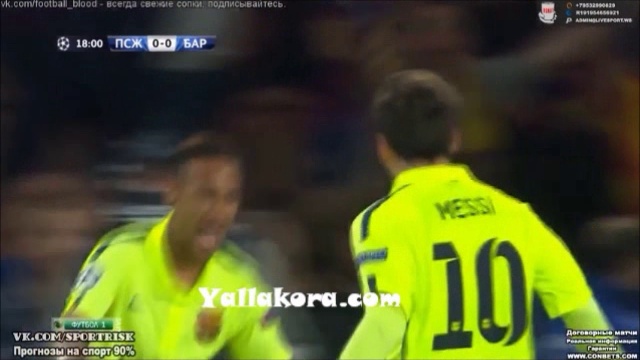 أهداف برشلونة بدورى أبطال أوروبا 2014 -2015