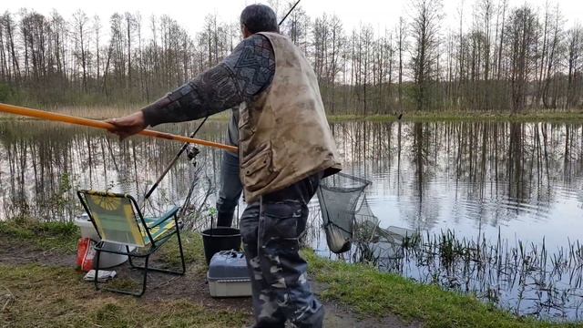 Лещ Ушел на Нерест. Фидер в Мае. Рыбалка с Ночёвкой. Река Друть. Салат Оливье. смотреть онлайн